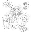 Kenmore 9117898710 lower body section diagram