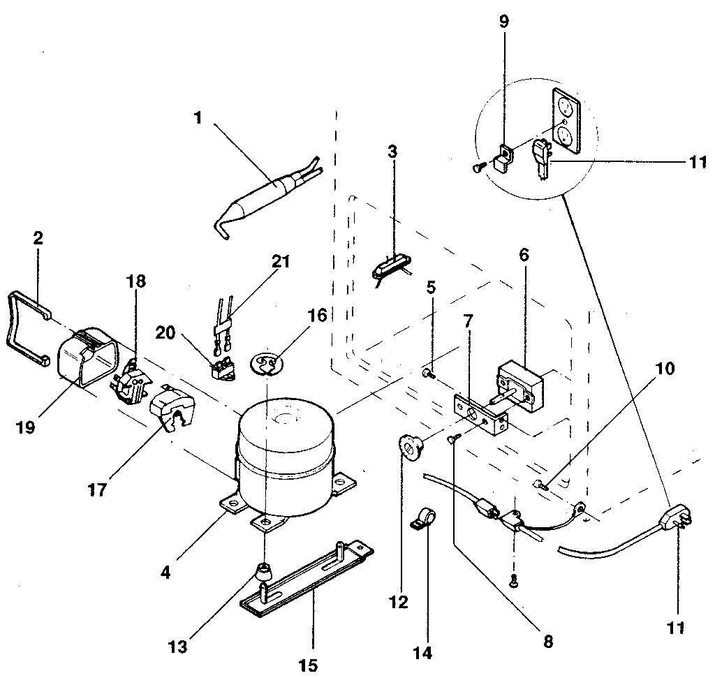 Kenmore 2538192380 unit diagram