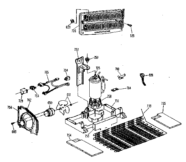Kenmore 3638651580 unit diagram