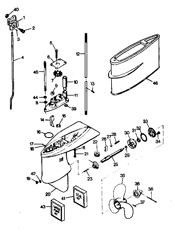 Craftsman 225587500 water pump and impeller diagram