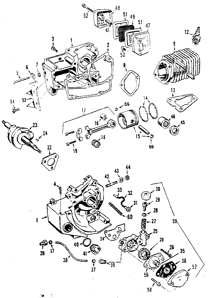 Craftsman 358350950 fig. 2 diagram