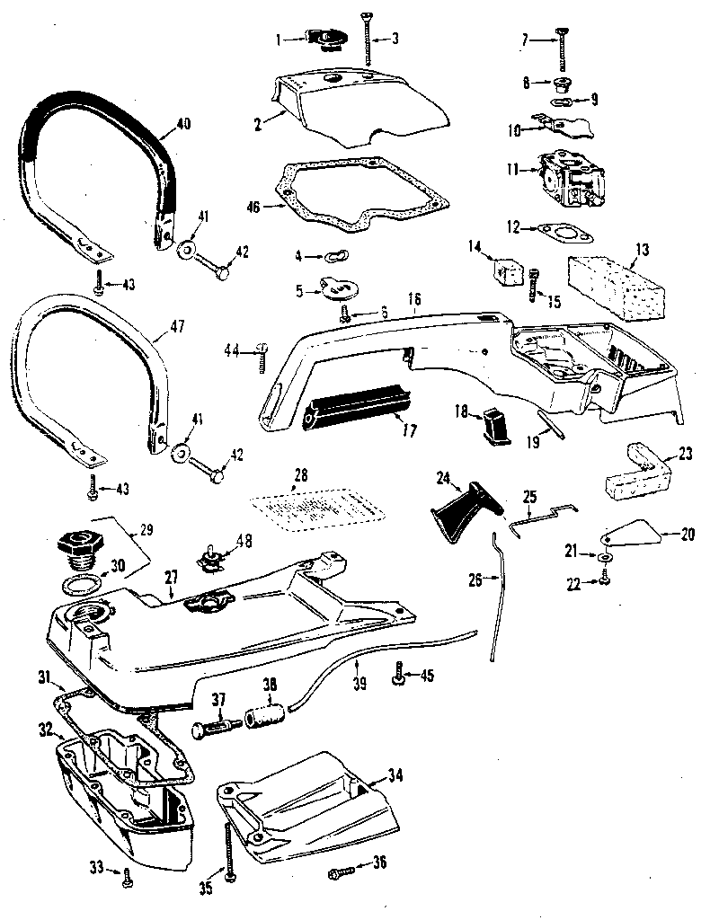 Craftsman 358350950 fig. 3 diagram