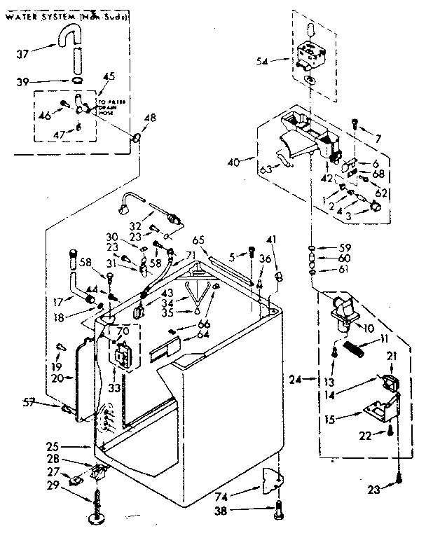 Kenmore 11082592600 cabinet parts diagram