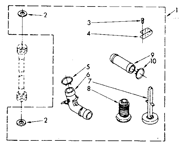 Kenmore 11082592600 miscellaneous parts diagram