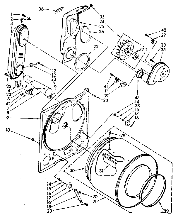 Kenmore 11087557120 bulkhead parts diagram