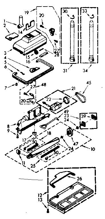 Kenmore 11620140 base assembly diagram
