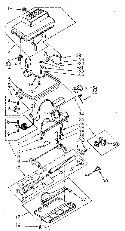 Kenmore 11622181 powermate parts diagram