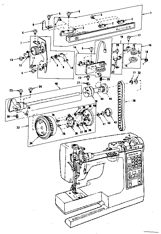 Kenmore 3851950280 f board setting plate diagram
