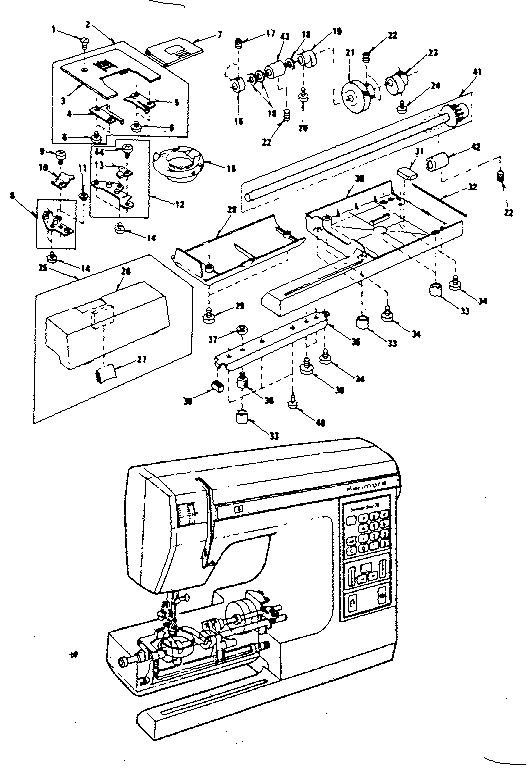 Kenmore 3851950280 base assembly diagram