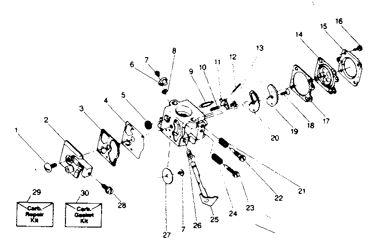 Craftsman 358796221 carburetor diagram
