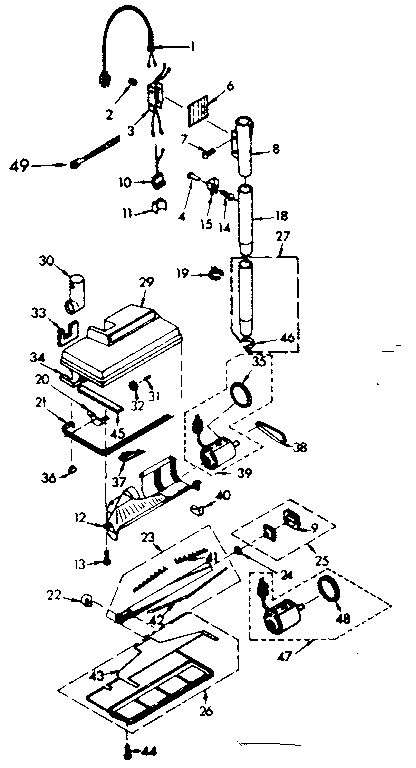 Kenmore 11644860 unit parts diagram