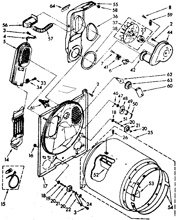 Kenmore 11086683800 bulkhead parts diagram