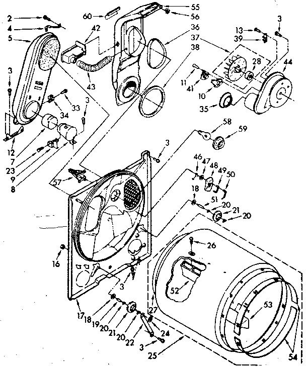 Kenmore 11087683100 bulkhead parts diagram