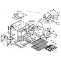 Kenmore 1553567392 oven parts diagram