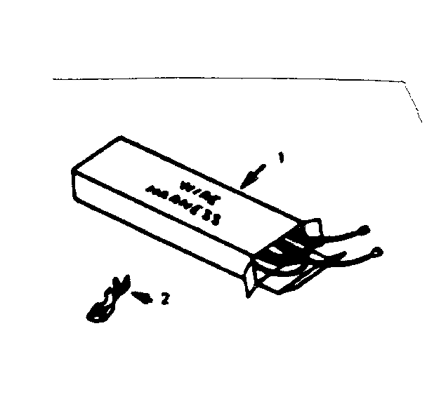 Kenmore 2784228591 wire harness and components diagram