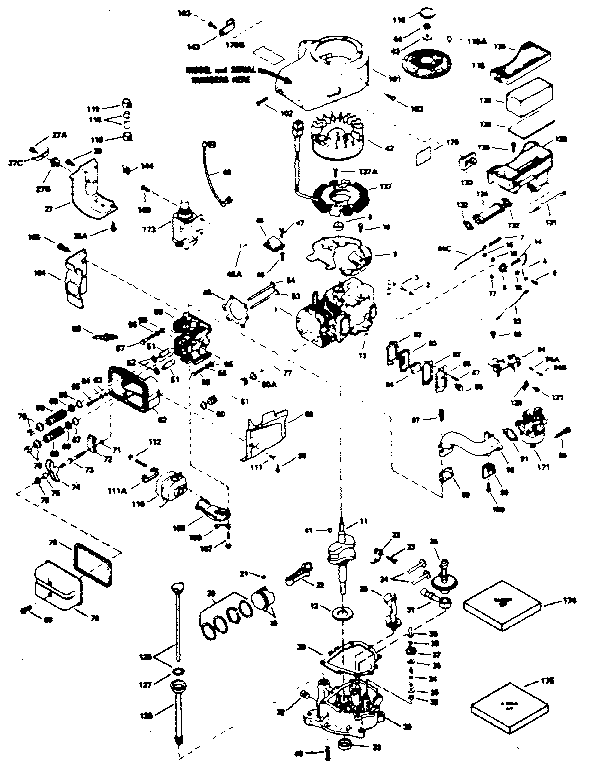 Craftsman 502254260 engine diagram