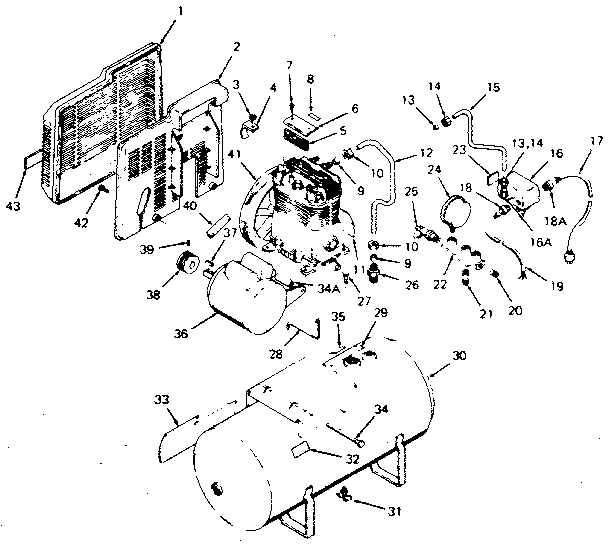 Craftsman 919157010 air compressor diagram