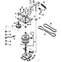 Craftsman 842240681 pulley assembly diagram