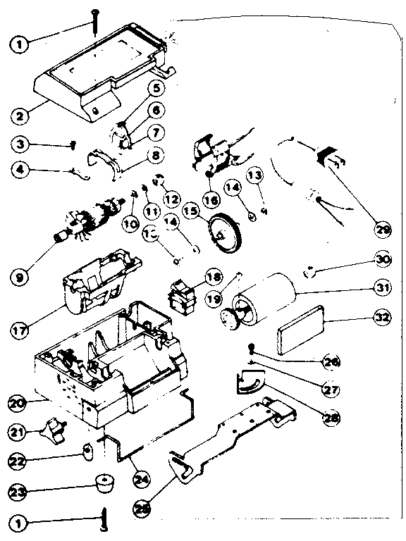 WEN 2901 unit parts diagram
