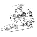Briggs & Stratton 0749-01 starter motor group diagram