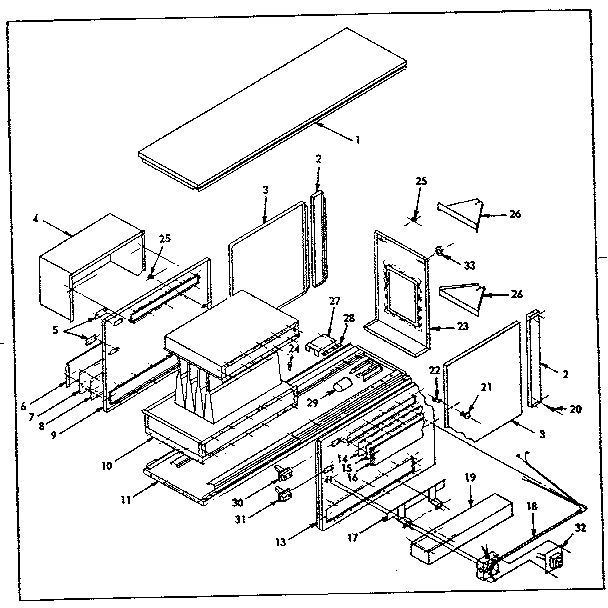 Kenmore 73576754 furnace assembly diagram