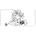Kenmore 73576751 lau blower assembly diagram