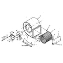 Kenmore 735767542 p.s.c. blower assembly diagram
