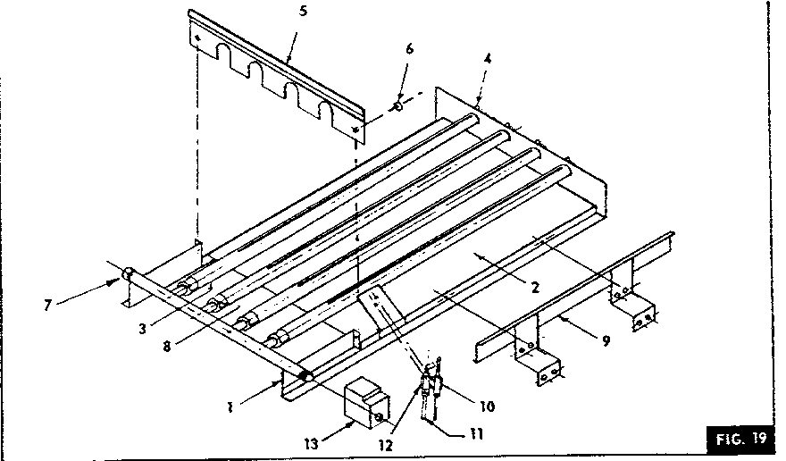 Kenmore 735768532 burners and manifold diagram
