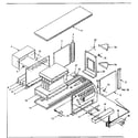 Kenmore 735767542 non-functional replacement parts diagram