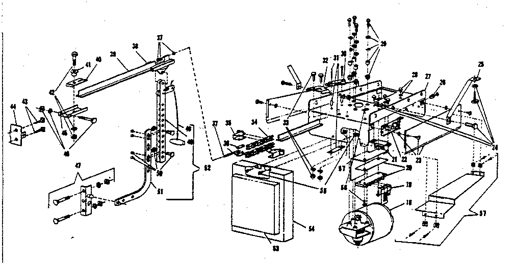 Craftsman 139655660 chassis assembly diagram