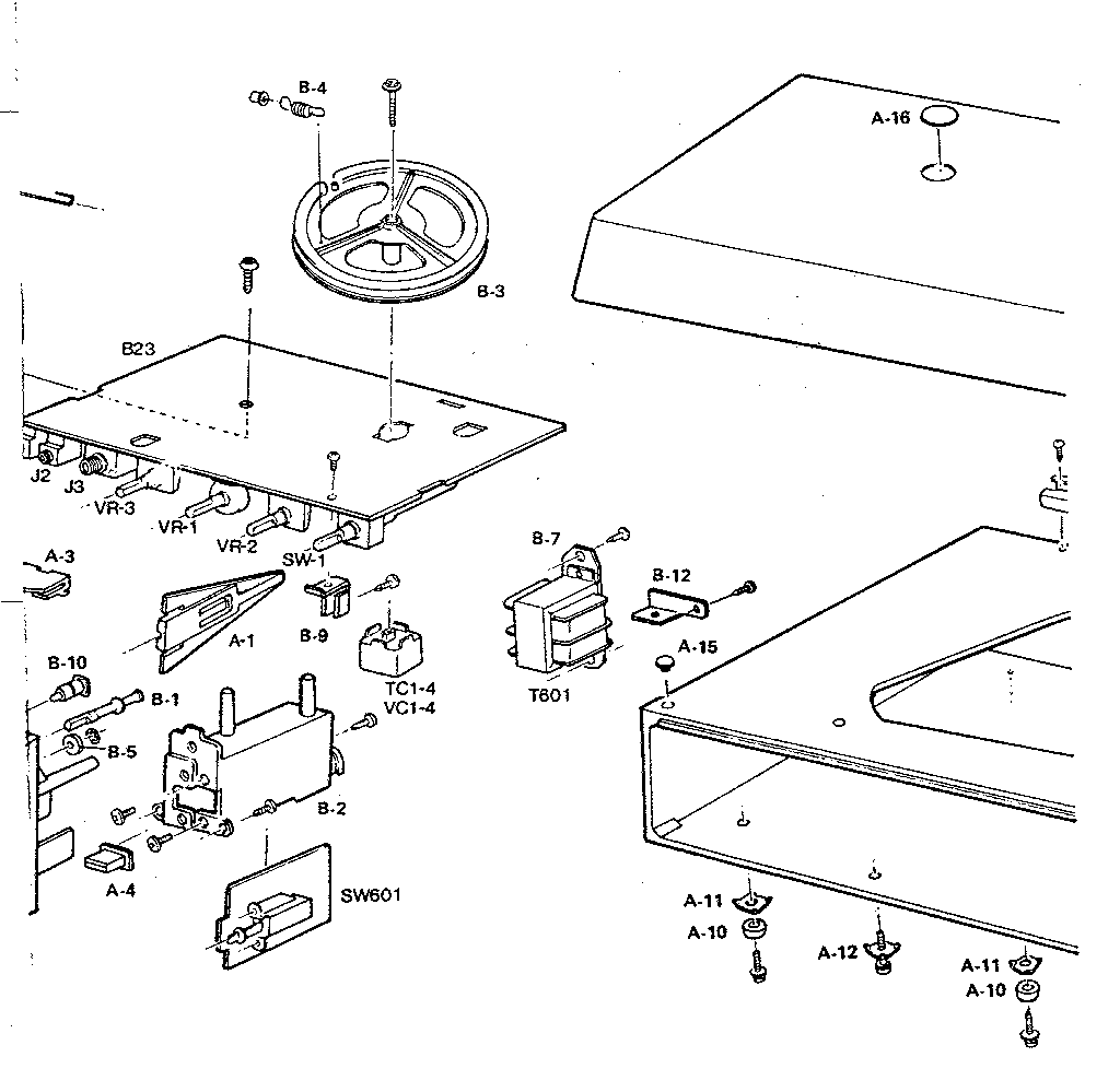 LXI 30491826150 main pc board diagram