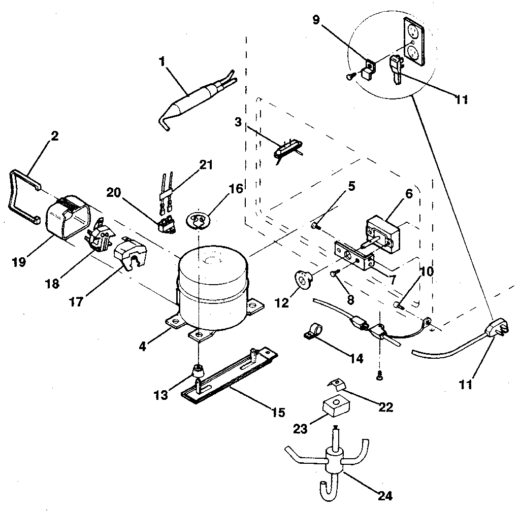Kenmore 2538195310 unit diagram
