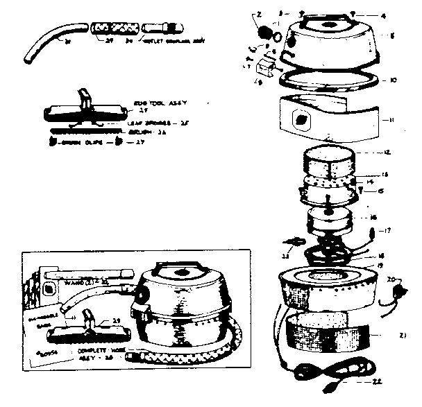 Kenmore 2081710 unit parts diagram