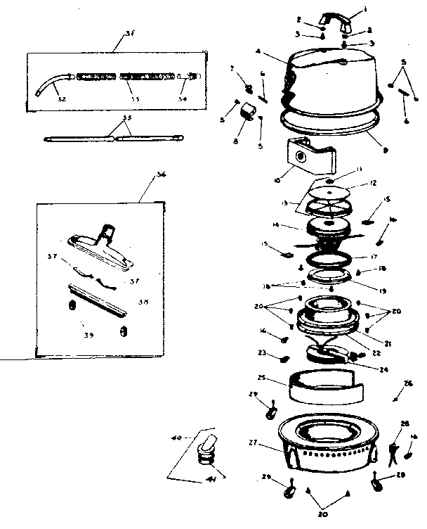 Kenmore 20887150 unit parts diagram