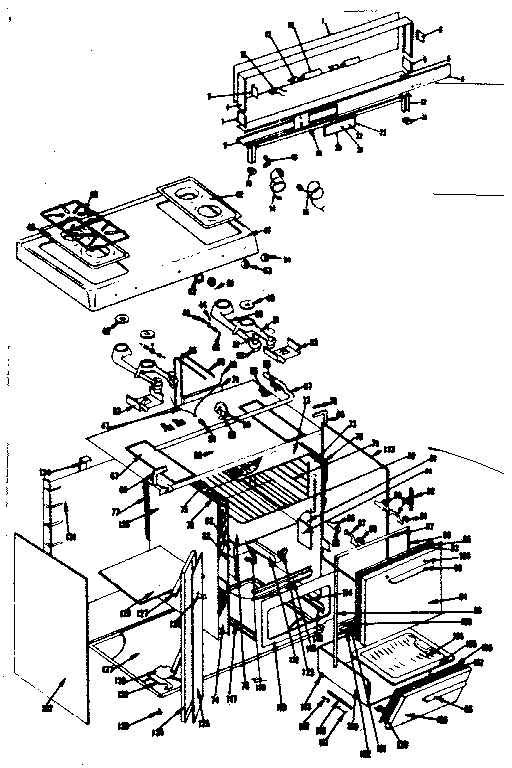 Kenmore 119759620 body section diagram