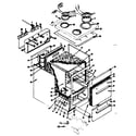 Kenmore 119920621 body section diagram