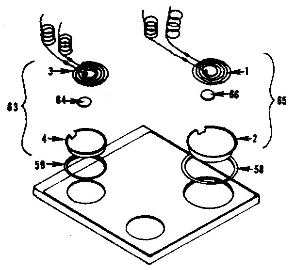 Kenmore 119920621 main top section diagram