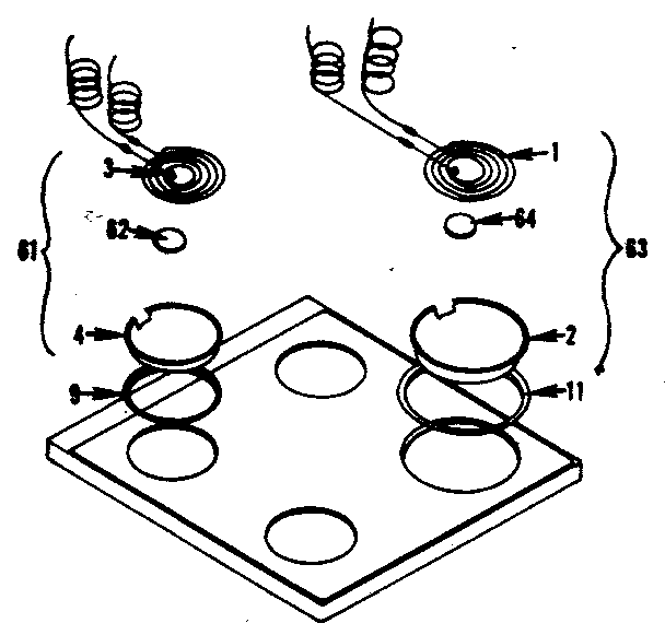 Kenmore 119922630 main top section diagram