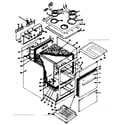 Kenmore 1199206450 body section diagram