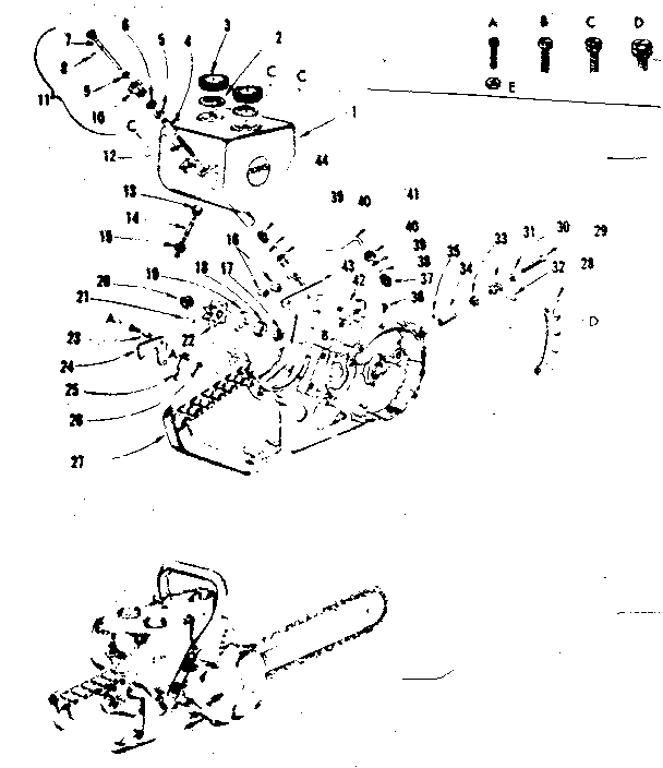 Craftsman 91760040 main frame diagram