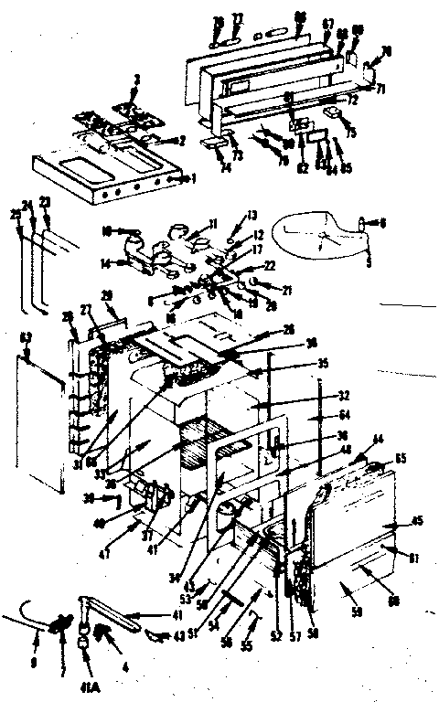 Kenmore 119710630 body section diagram