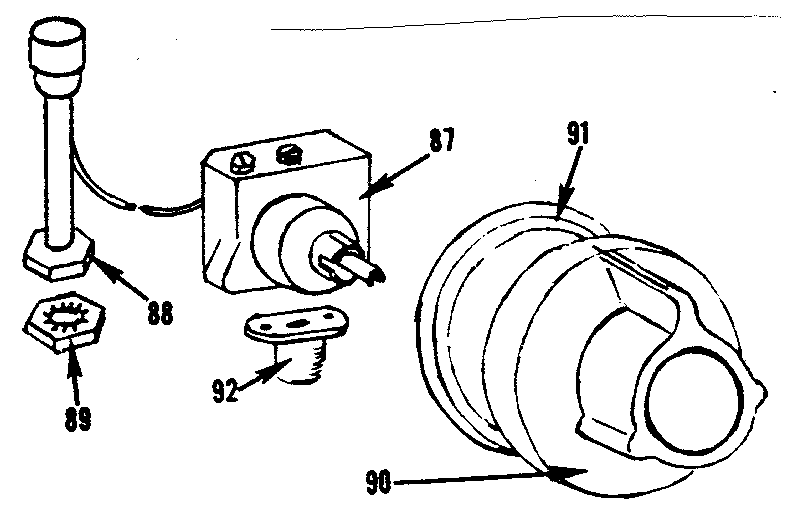 Kenmore 119710630 thermal - eye valve assembly diagram