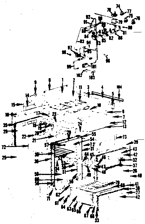 Kenmore 119720630 body section diagram
