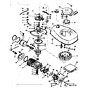 Craftsman 217585230 engine assembly, type no. 64225 diagram