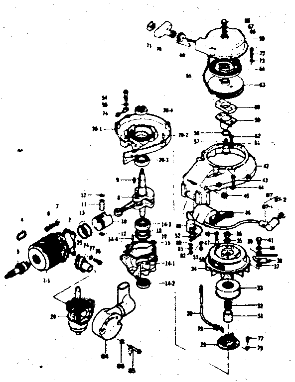 Sears 36958230 outboard motor diagram