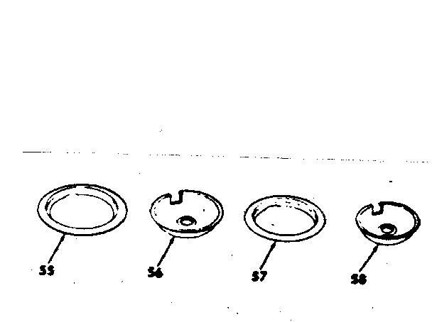 Kenmore 6284558550 optional porcelain pan and chrome ring kit diagram
