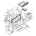 Kenmore 6284558550 body assembly diagram