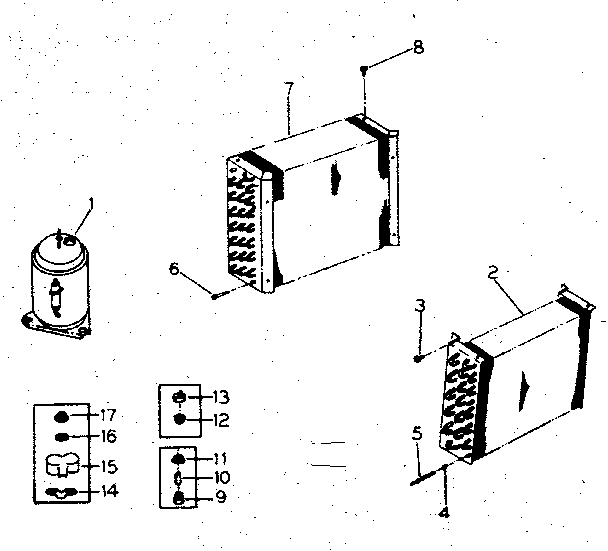 Kenmore 2538753111 unit parts diagram