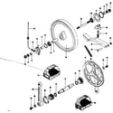 MCA Sports HI TECH VIBROCYCLE wheel assembly diagram