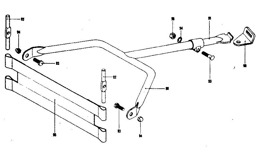 MCA Sports HI TECH VIBROCYCLE tummy toner frame diagram